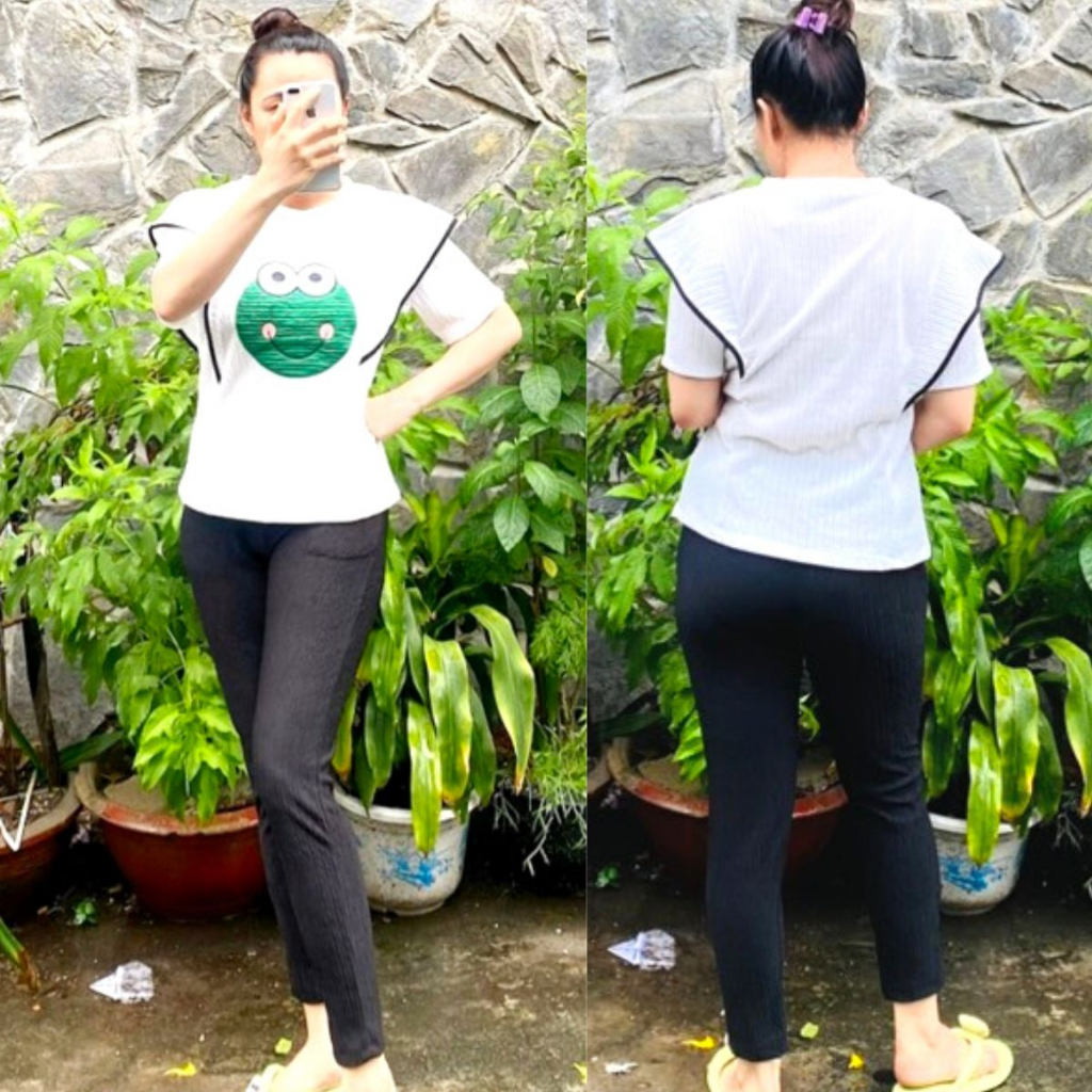 Set Đồ Nữ Sang Chảnh Bigsize Bộ Đồ Ếch Quần Dài Vải Xốp Nhật ESHOP Thời Trang Nữ Mặc Nhà Đi Chơi Đẹp Dễ Thương DX68