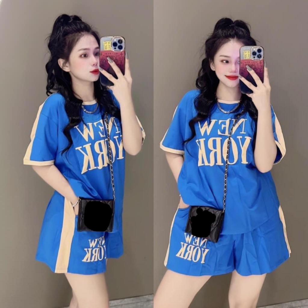 Set đồ bộ đùi thun cotton mặc nhà-NEW