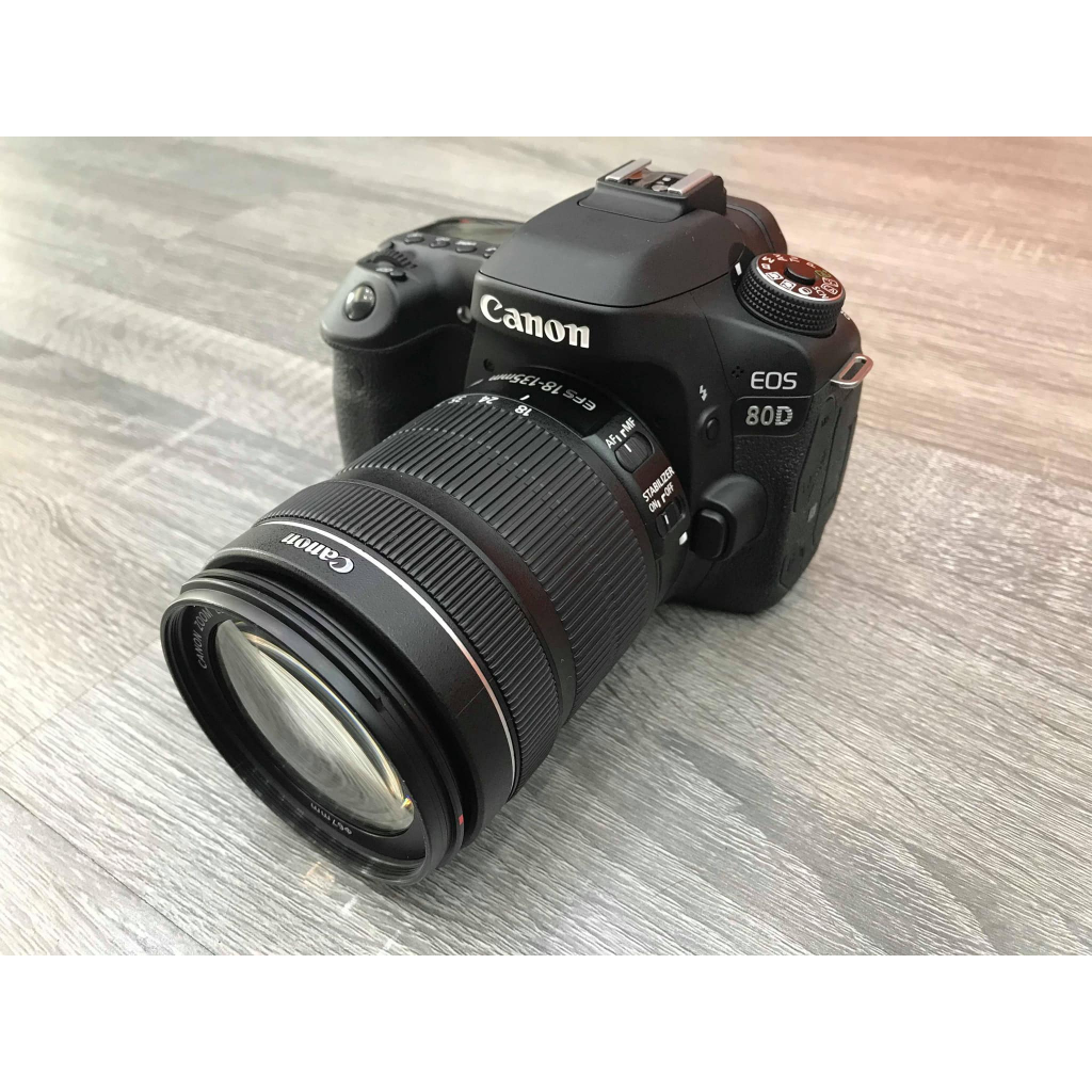 Máy ảnh Canon 80D + lens 18-55mm IS - 24.2mp - Chip DIGIC 6 - Wifi