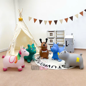 Thú nhún cao cấp cho bé Umoo UM-010152 (tặng kèm bơm)