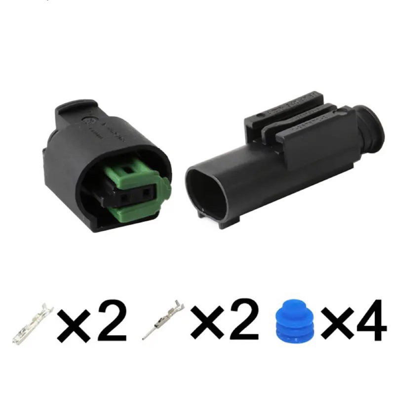 Connector , Giắc điện 2 pin cảm biến Oxy cho xe BMW 967644-1 | Shopee ...