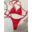 Bikini bacsic tam giác dây buộc quấn , quần ship đinh dây ( hình shop tự chụp )