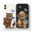 Ốp lưng iphone hình Mèo cạnh vuông dẻo case 14plus 14 pro max 13 12 promax 11 mini 6 6s 7 8 plus x xr xs Se e2306