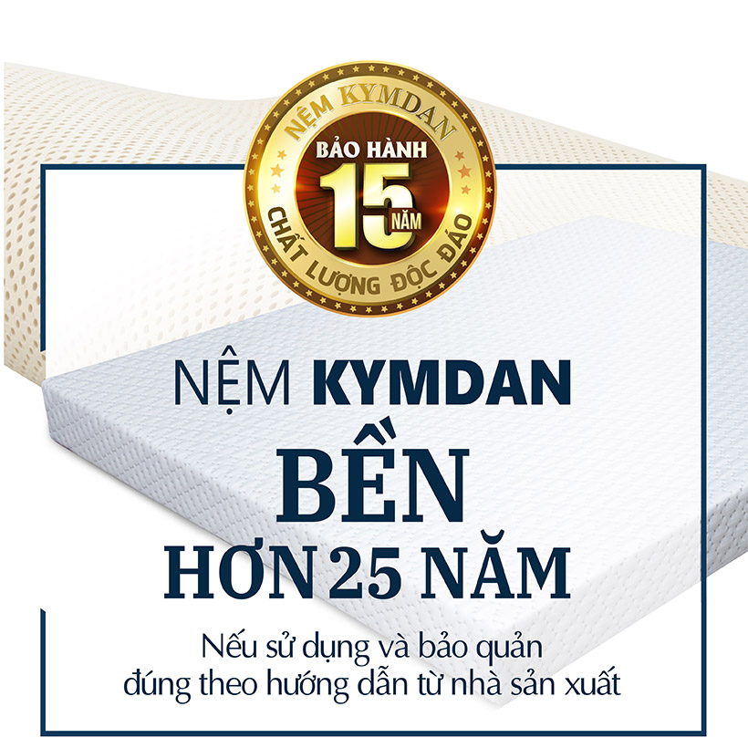 Ảnh Nệm cao su thiên nhiên Kymdan Massage độ dày 16 / 21 cm 3