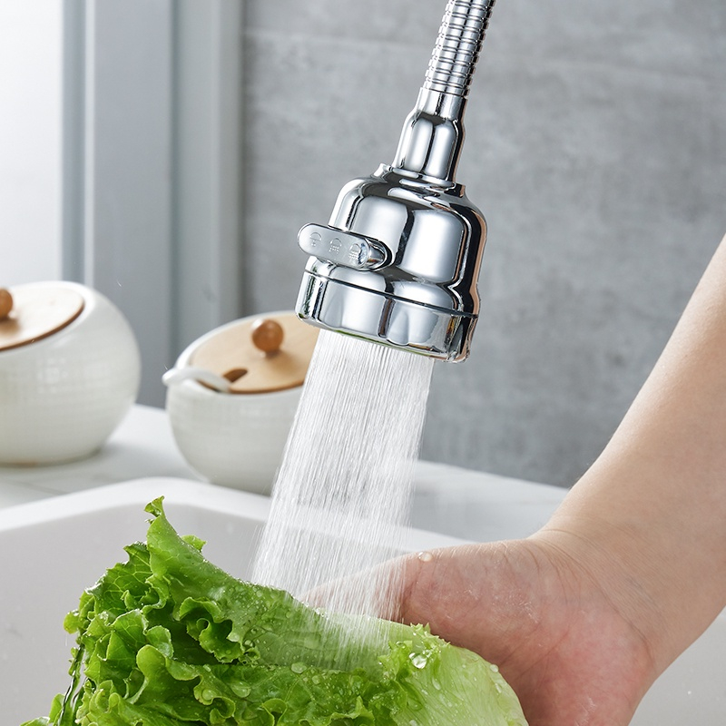 [RẺ VÔ ĐỊCH] Vòi Rửa Bát Vòi Xịt Tăng Áp Bồn Rửa Bát Xoay 360 Độ 3 Chế Độ Nước