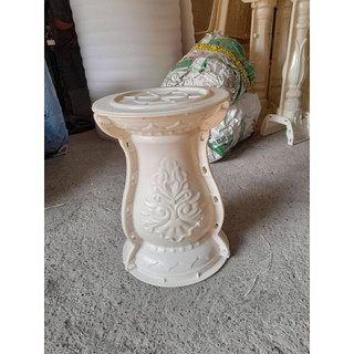 Khuôn đúc chân đôn tròn cao 45cm mặt 28cm vừa làm đôn, vừa làm ghế ngồi kèm tấm đáy có rãnh xoay chất liệu nhựa abs dày