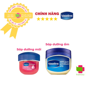 Sáp dưỡng ấm/dưỡng môi/sữa dưỡng thể Vaseline Healthy Bright, Mỹ (50ml/7g/350ml) giúp dưỡng ẩm, trắng da, ngừa lão hóa