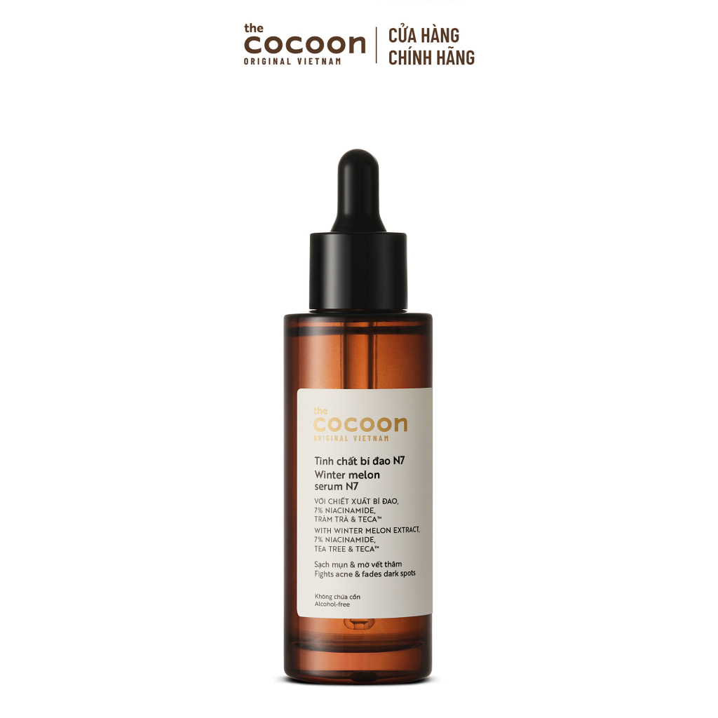 Ảnh Tinh chất bí đao (serum) 7% Niacinamide sạch mụn chuyên sâu & mờ vết thâm Cocoon 70ml 1