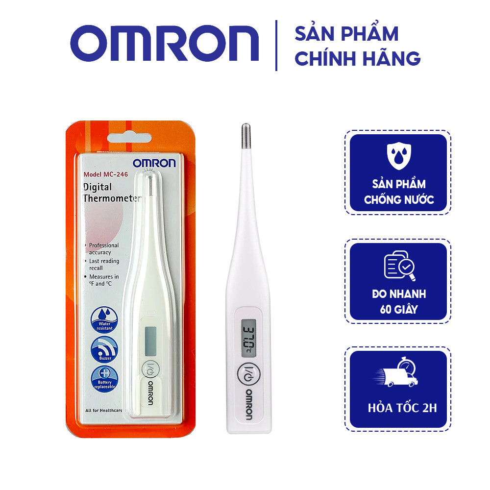 Ảnh Nhiệt kế điện tử OMRON MC246 - 01 chiếc 2