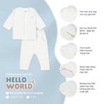 Set Đồ Sơ Sinh, Quà Tặng Cho Bé Cao Cấp 12 Chi Tiết BU Baby Chính Hãng (kèm hộp, túi, thiệp) GBB600000 — ảnh 7