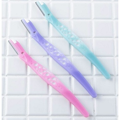 Dao Cạo Lông Mày Lưỡi Thép Không Gỉ Kai Eyebrow For Women 17827 (Set 3 Cây)
