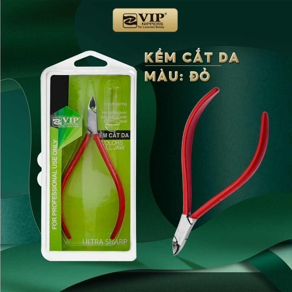 Kềm Cắt Da Colors Thép Chuyên Dụng VIP (Mang Vuông, Mang Bán Nguyệt)