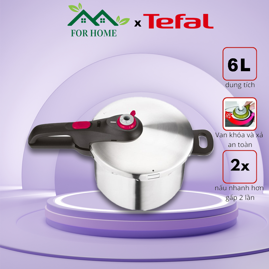 Nồi áp suất cơ inox Tefal Secure 5 Neo 6L P2530737 Hàng chính hãng Shopee Việt Nam