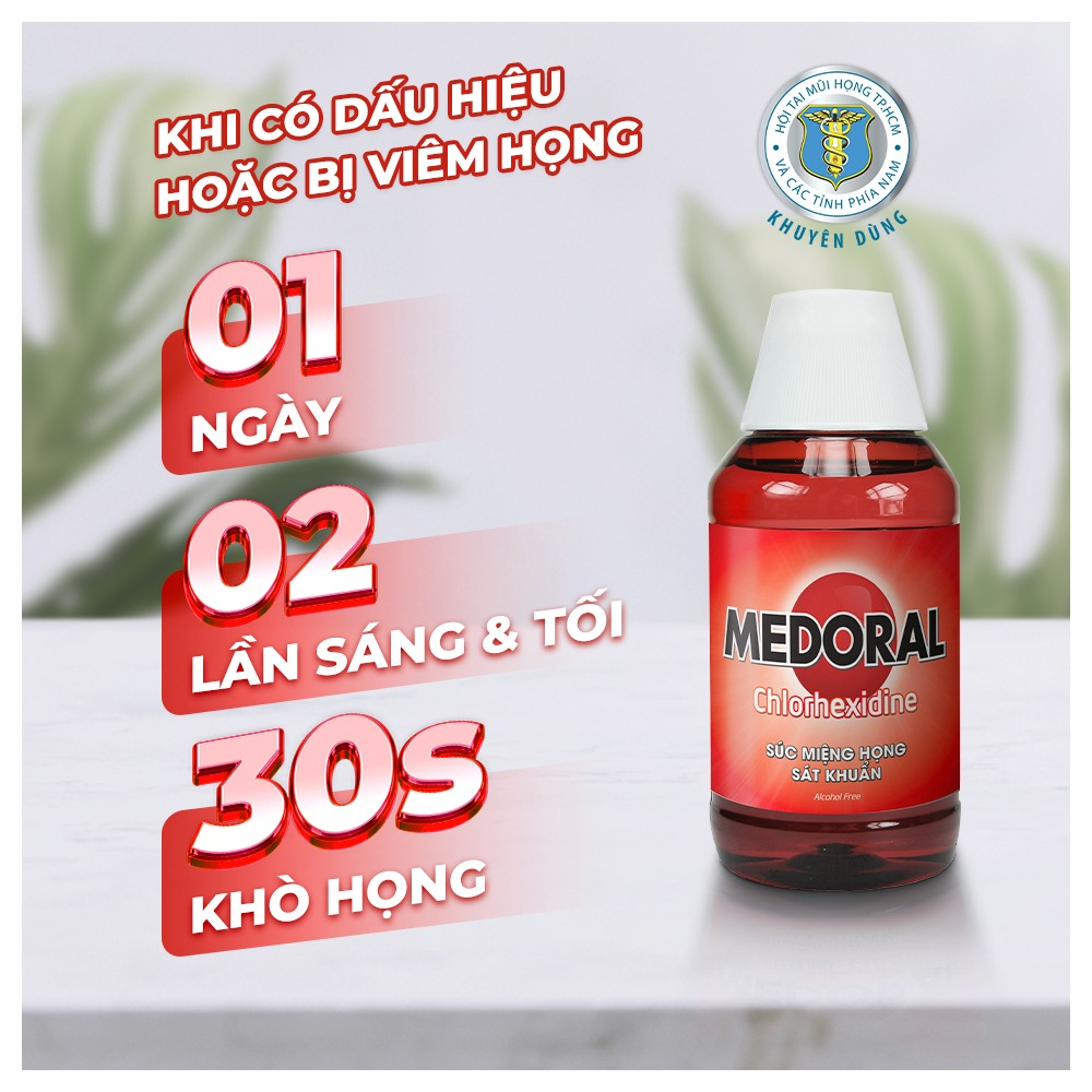 COMBO 4 Nước súc miệng họng sát khuẩn MEDORAL 125ml hỗ trợ phòng ngừa nhiễm khuẩn miệng họng - T302204001_4