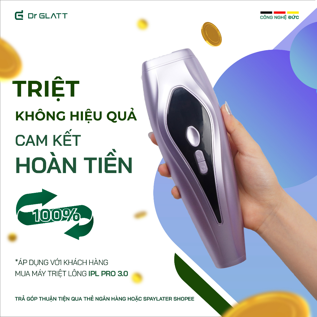 Ảnh Máy Triệt Lông Vĩnh Viễn Băng Lạnh Đa Năng Trẻ Hoá Da DR GLATT IPL Pro 3.0 4