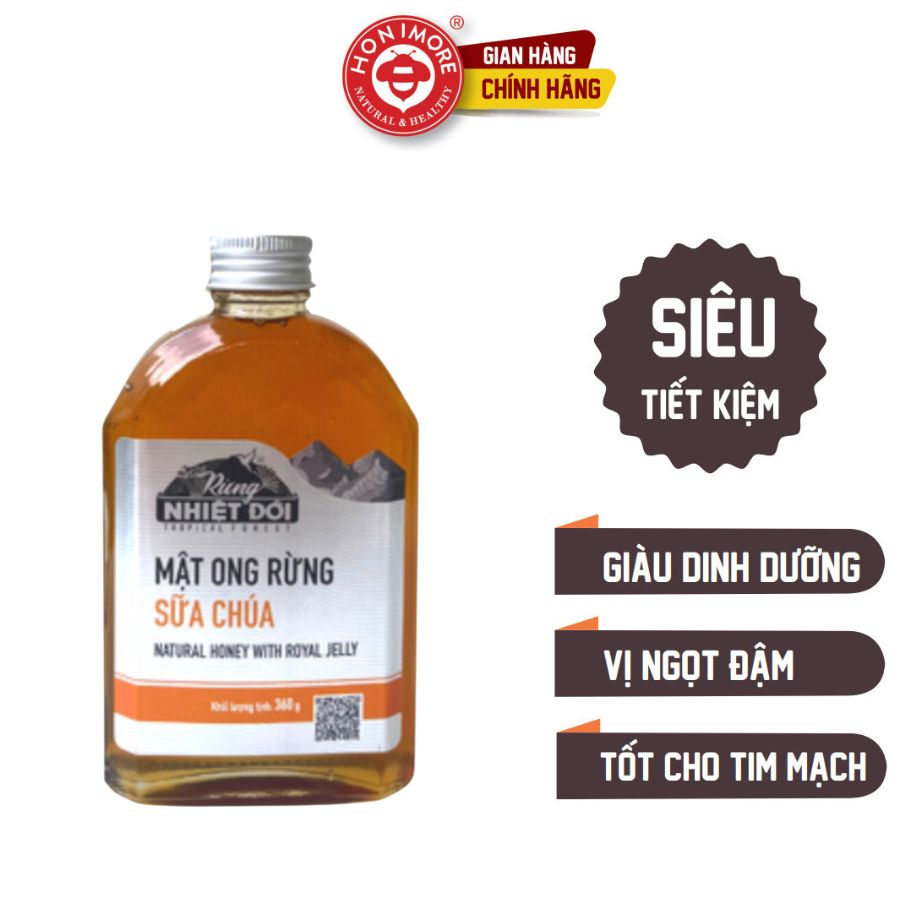 Ảnh Mật ong rừng sữa chúa – Rừng Nhiệt Đới 360g/chai - mật ong nguyên chất, tăng đề kháng 1