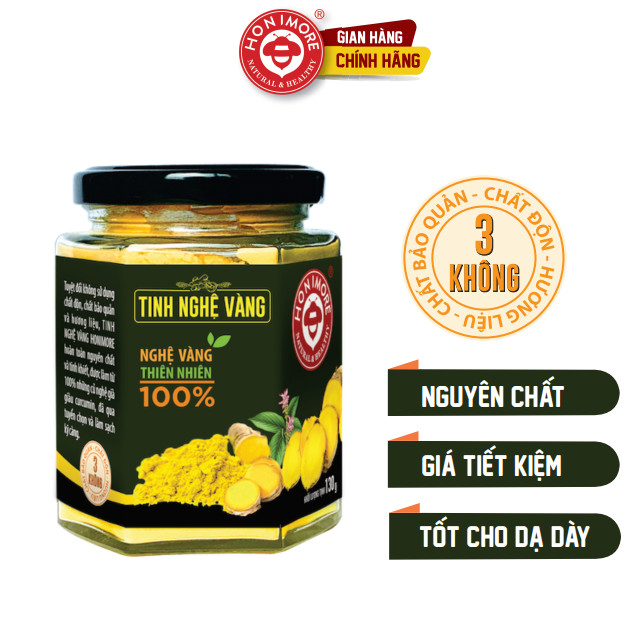 Ảnh Tinh bột nghệ vàng Honimore 100g 1