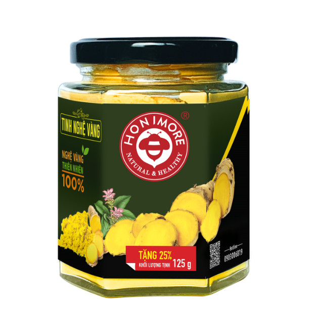 Ảnh Tinh bột nghệ vàng Honimore 100g 3