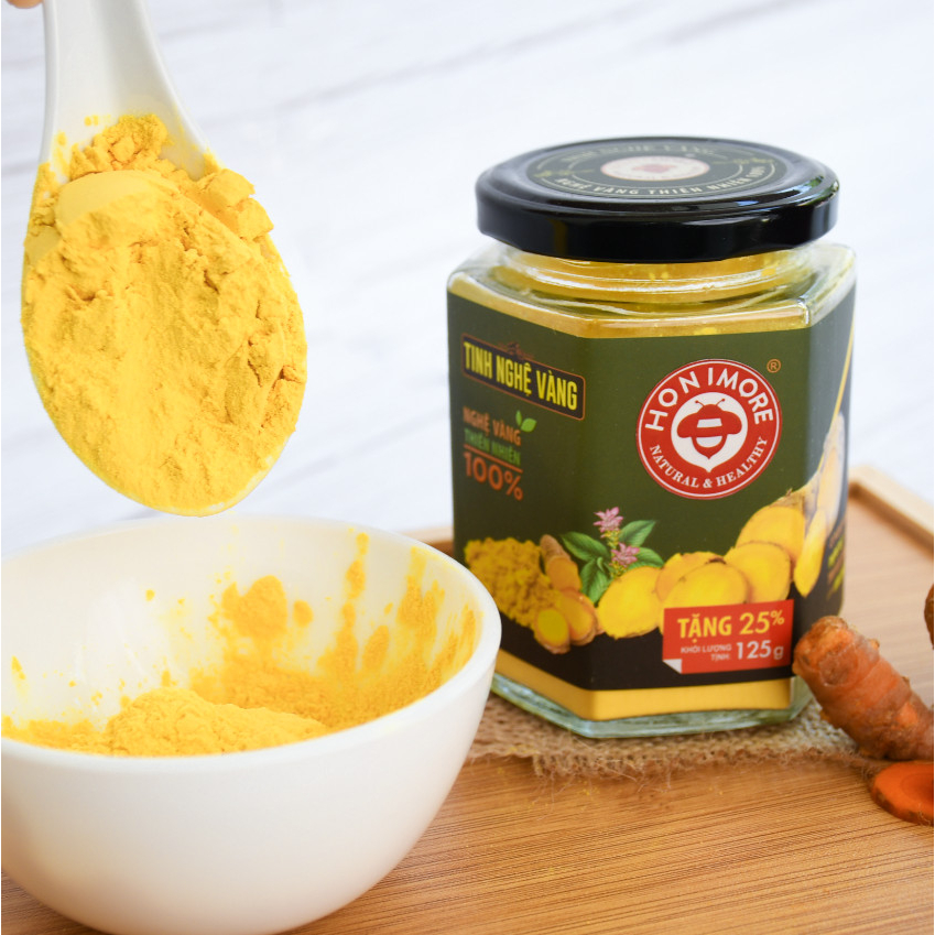 Ảnh Tinh bột nghệ vàng Honimore 100g 4