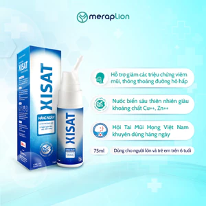 Combo 3 Xịt mũi nước biển sâu XISAT hằng ngày 75ml vệ sinh mũi, giảm sổ mũi, ngạt mũi và viêm xoang - T302201014_3