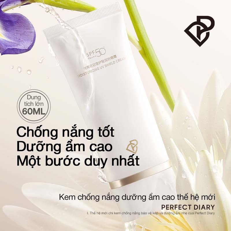 Ảnh Kem Chống Nắng Dưỡng Ẩm PERFECT DIARY SPF50+ PA+++ dung tích 60ml 1
