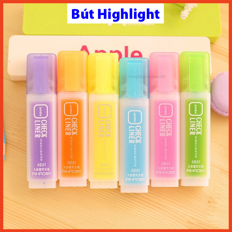 Bút highlight nhớ dòng dạ quang đánh dấu nhiều màu sắc tùy chọn bút ...