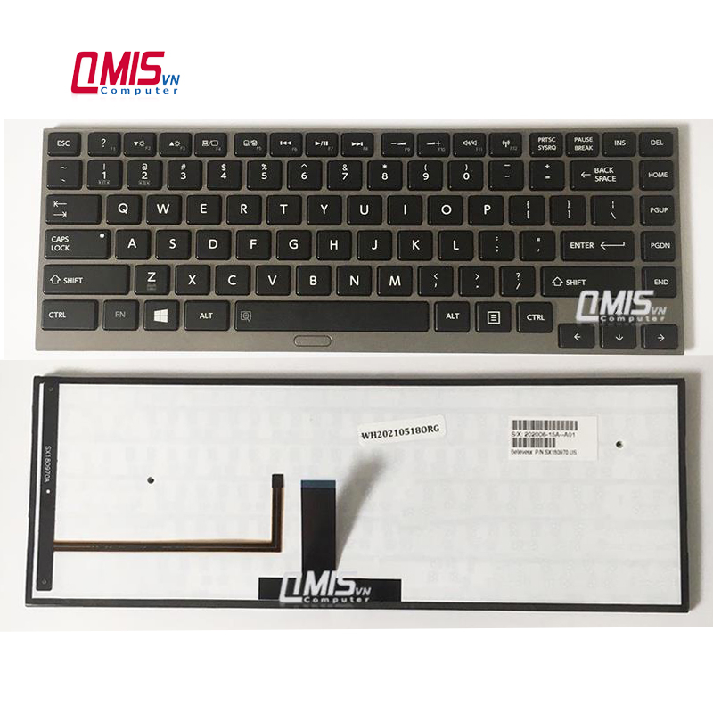 Bàn phím laptop Toshiba Portege R630 R631 R632 R700 R705 R730 R731 R732 ...