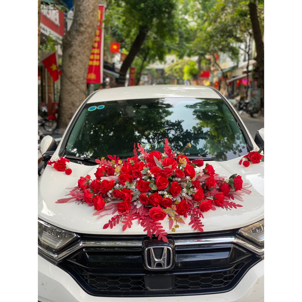 Tổ chức đám cưới hoa giả trang trí xe cưới tphcm Thay đổi phong cách lễ cưới