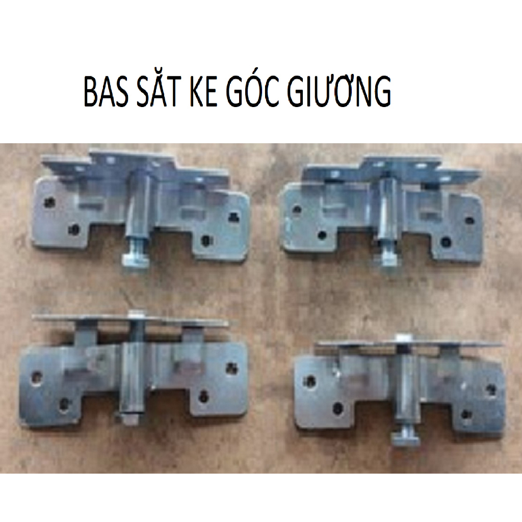 COMBO 10 Bộ bas sắt ke góc thành giường ( 1 bộ bắt 4 góc giường ...