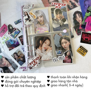 Sheet Đựng Card A5 A4 6 Còng Túi Đựng Ảnh Idol Thần Tượng Set 10 Tấm Timo VPBL05