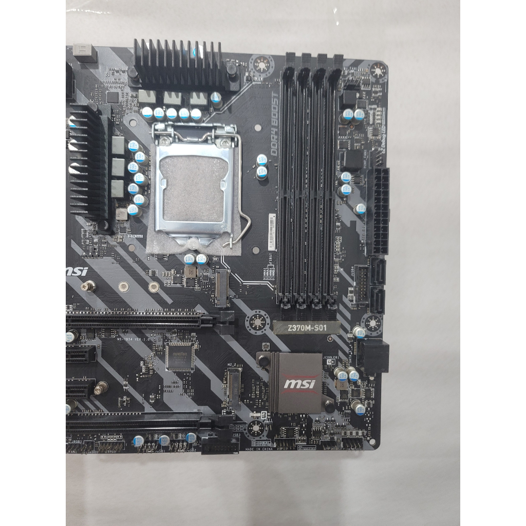 MAIN MSI Z370M-S01 CPU I7 8700 ES XEON E2176M I9 9980HK ES QQLS