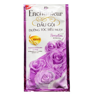 combo 50 gói dầu gội và dầu xả Enchantuer tím (25 gội + 25 xả)