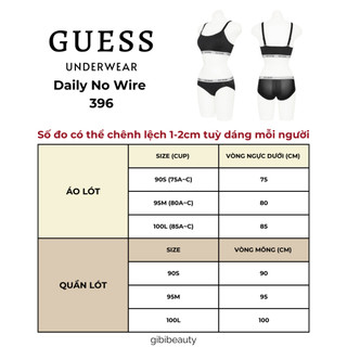 [KHÔNG GỌNG] Đồ lót GUESS Daily No Wire 396