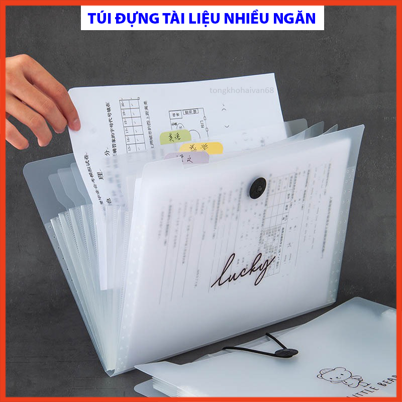 Túi đựng tài liệu nhiều ngăn, cặp đựng tài liệu tệp đựng tài liệu, kẹp ...