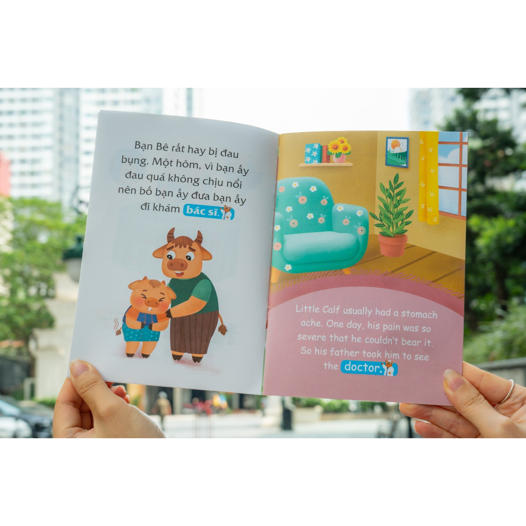 Ảnh Truyện tranh song ngữ Việt - Anh cho bé - Giáo dục tính cách cho trẻ 3 - 9 tuổi - Đinh Tị Books 3