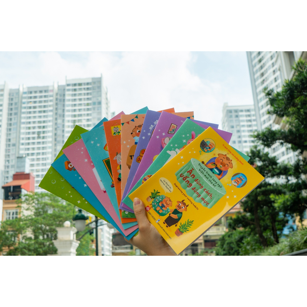 Ảnh Truyện tranh song ngữ Việt - Anh cho bé - Giáo dục tính cách cho trẻ 3 - 9 tuổi - Đinh Tị Books 4