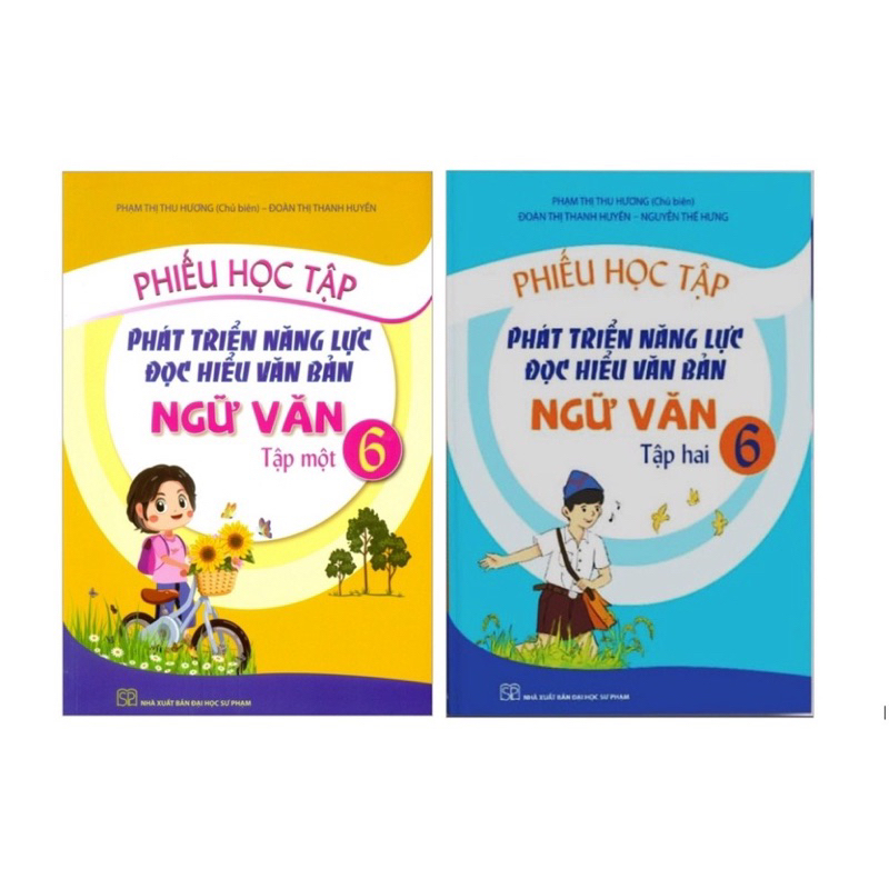 Sách -(Combo)Phiếu Học Tập Phát Triển Năng Lực Đọc Hiểu Văn Bản Ngữ Văn ...