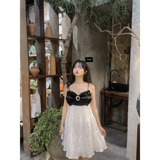 LOOK BASICC - LiLi Dress Đầm 2 dây baby doll đính nơ