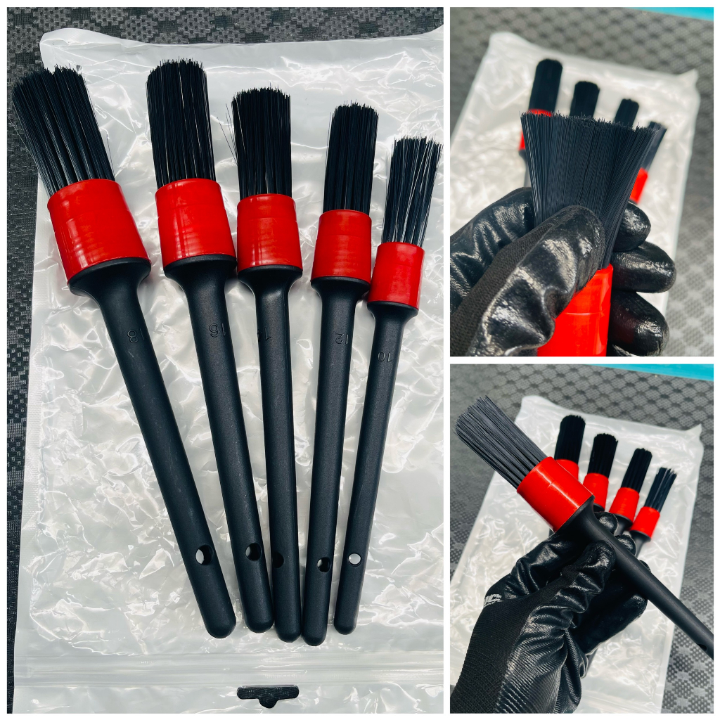 Bộ 5 Cọ Rửa Xe Chi Tiết Xe Máy Xe Ô tô, Dụng Cụ Rửa Xe - LÔNG NHỰA Bền ...