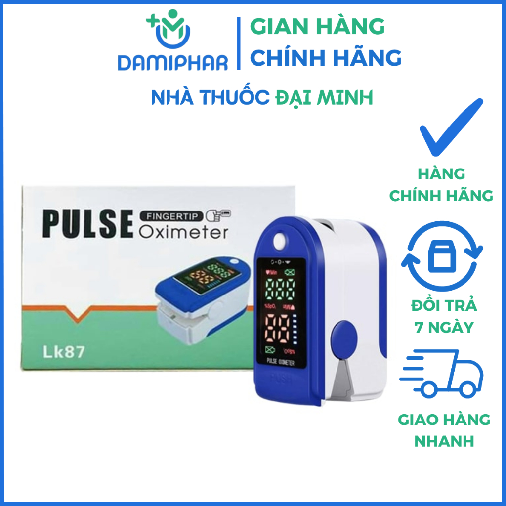 Máy Đo Nồng Độ Oxy Trong Máu Đo SpO2 Pulse Oximeter LK87 | Shopee Việt Nam