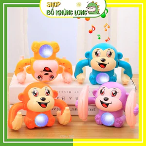 Khỉ Nhào Lộn Đồ Chơi Khỉ Nhào Lộn Cho Trẻ Sơ Sinh Và Trẻ Nhỏ Khỉ Con Xoay 360 Độ Đồ Chơi Cho Bé - BỐ KHỦNG LONG