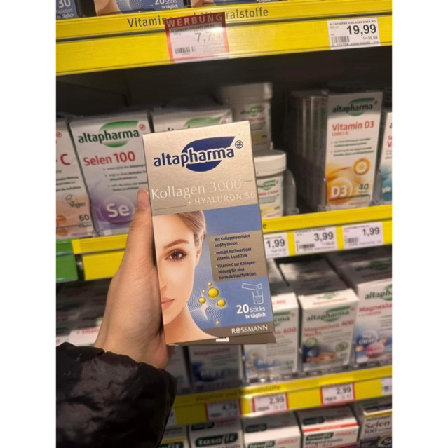 COLLAGEN DẠNG BỘT ALTAPHARMA KOLLAGEN 3000mg của Đức | Shopee Việt Nam
