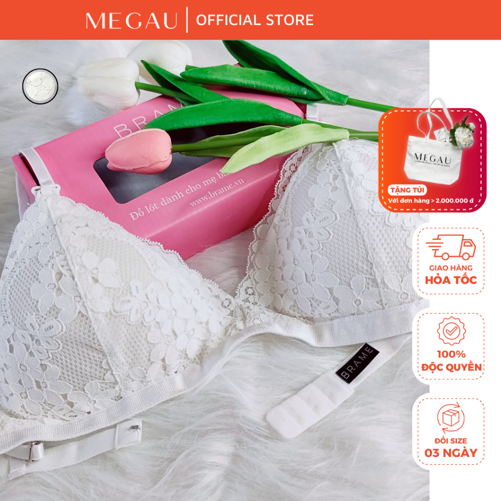 NALICAS BRA – Áo lót ren thiết kế cho mẹ bầu và sau sinh thương hiệu MEGAU