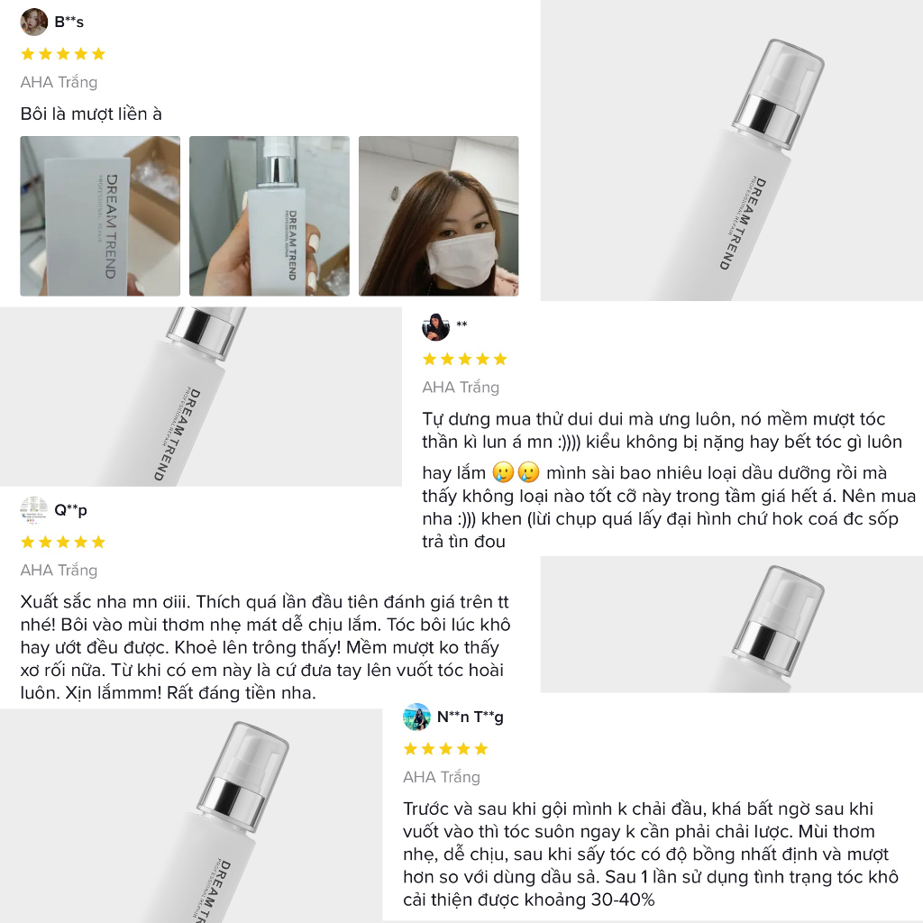 tinh chất dưỡng tóc dreamtrend