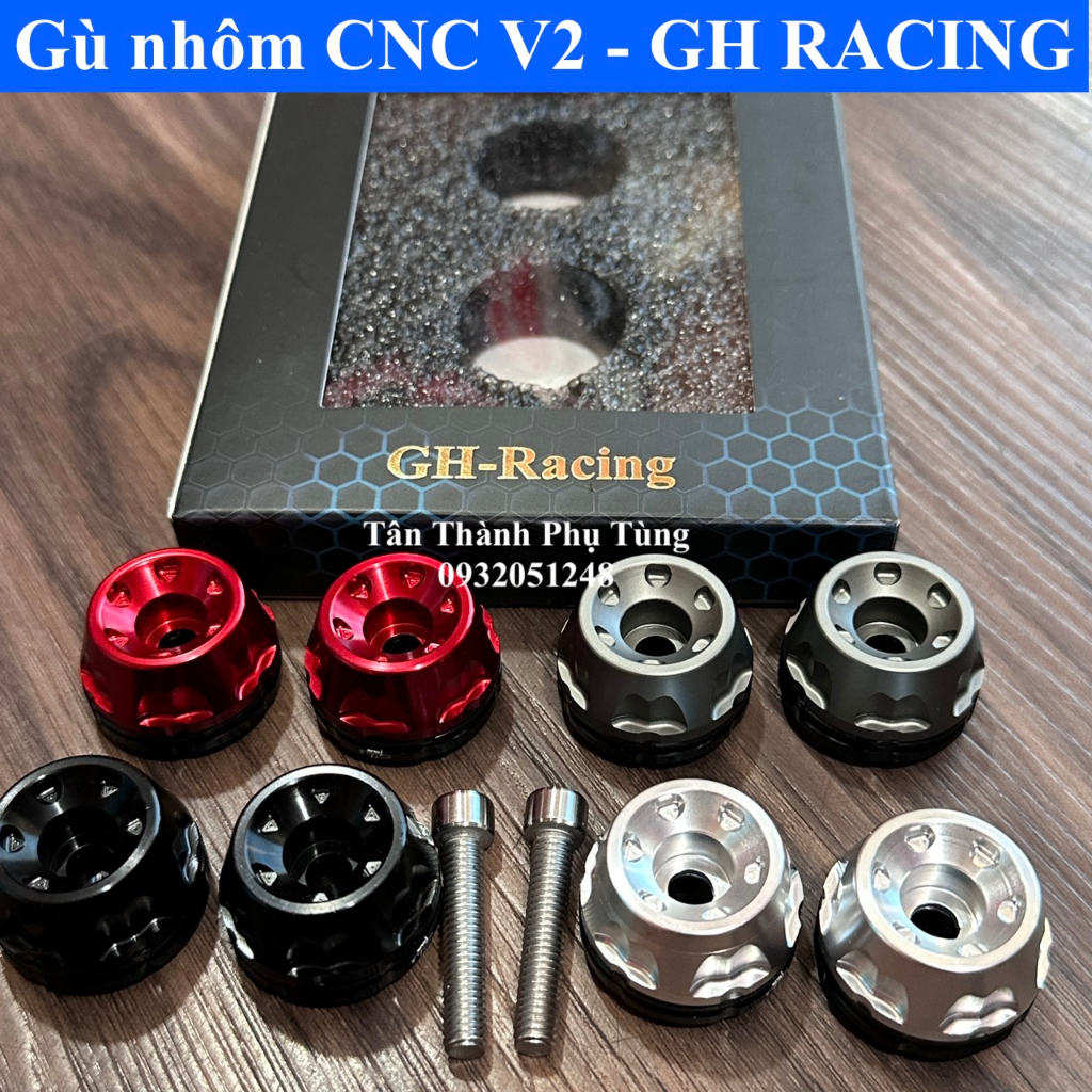 Gù nhôm CNC GH Racing mẫu V2 ( Sơn Q1) | Shopee Việt Nam