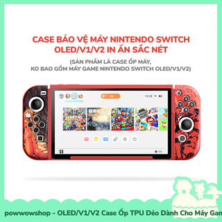[Sẵn VN - Hỏa Tốc] Oled/V1/V2 Case Ốp TPU Dẻo Dành Cho Máy Game Cầm Tay Nintendo Swicth Phong Cách Game Monster Hunter