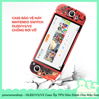 [Sẵn VN - Hỏa Tốc] Oled/V1/V2 Case Ốp TPU Dẻo Dành Cho Máy Game Cầm Tay Nintendo Swicth Phong Cách Game Monster Hunter