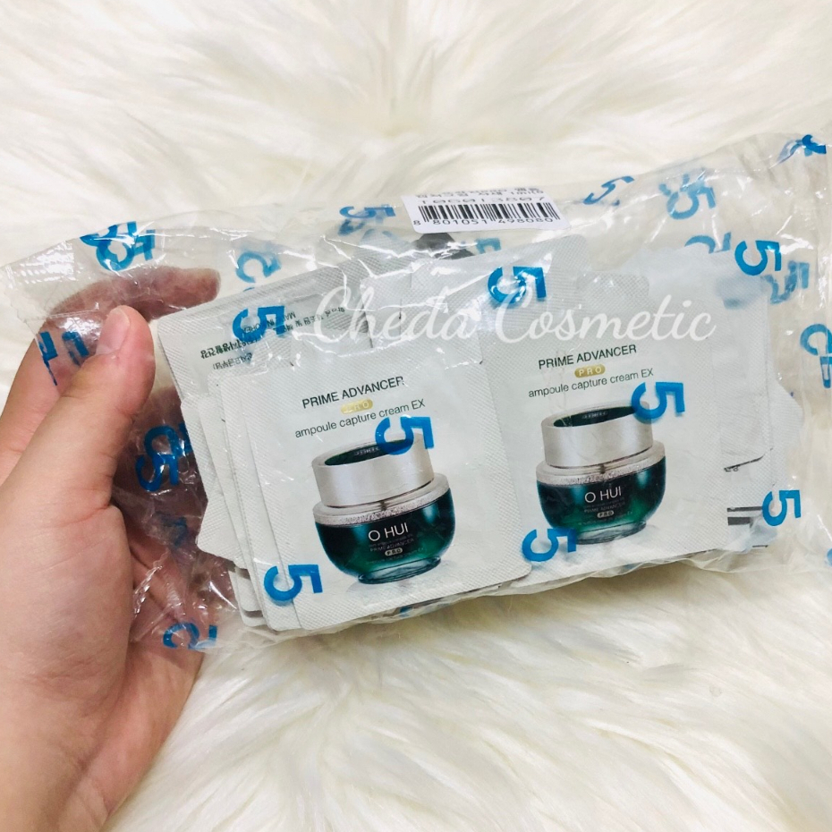 30 Gói Sample Kem Dưỡng Ohui Xanh PRIME ADVANCER PRO ampoule capture