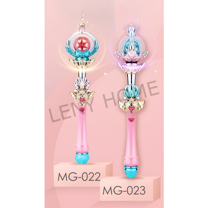 Sales Sập Sàn Dọn Kho - [Đồ Chơi Trẻ Em] GẬY PHÉP THUẬT ĐÈN XOAY PHÁT NHẠC CỠ LỚN 2024 (KÈM PIN)