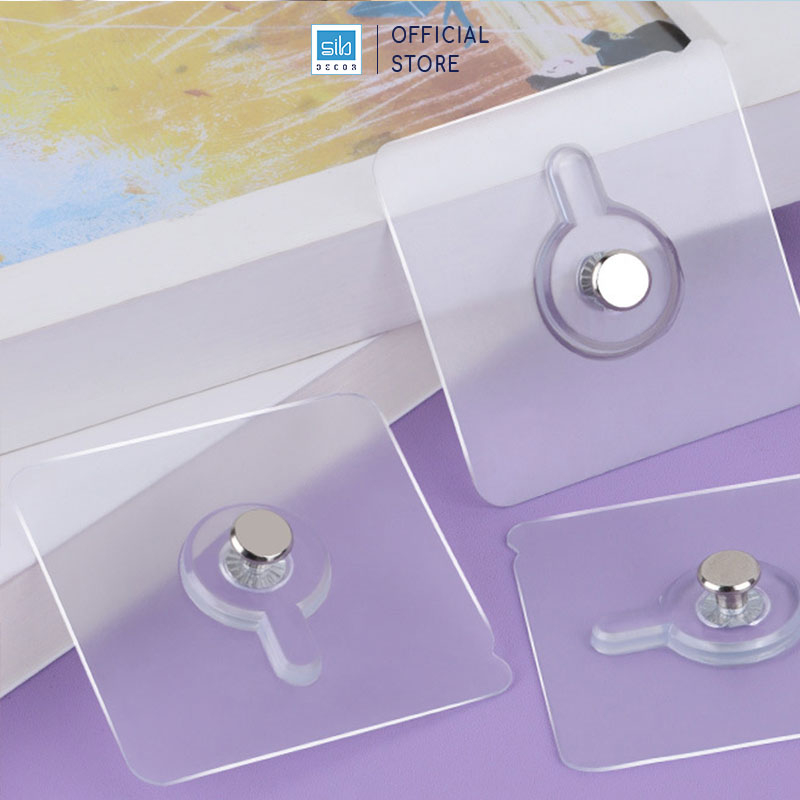 Ảnh Miếng Móc Dán Chịu Lực Treo Kệ, Vật Dụng SIB Decor 1